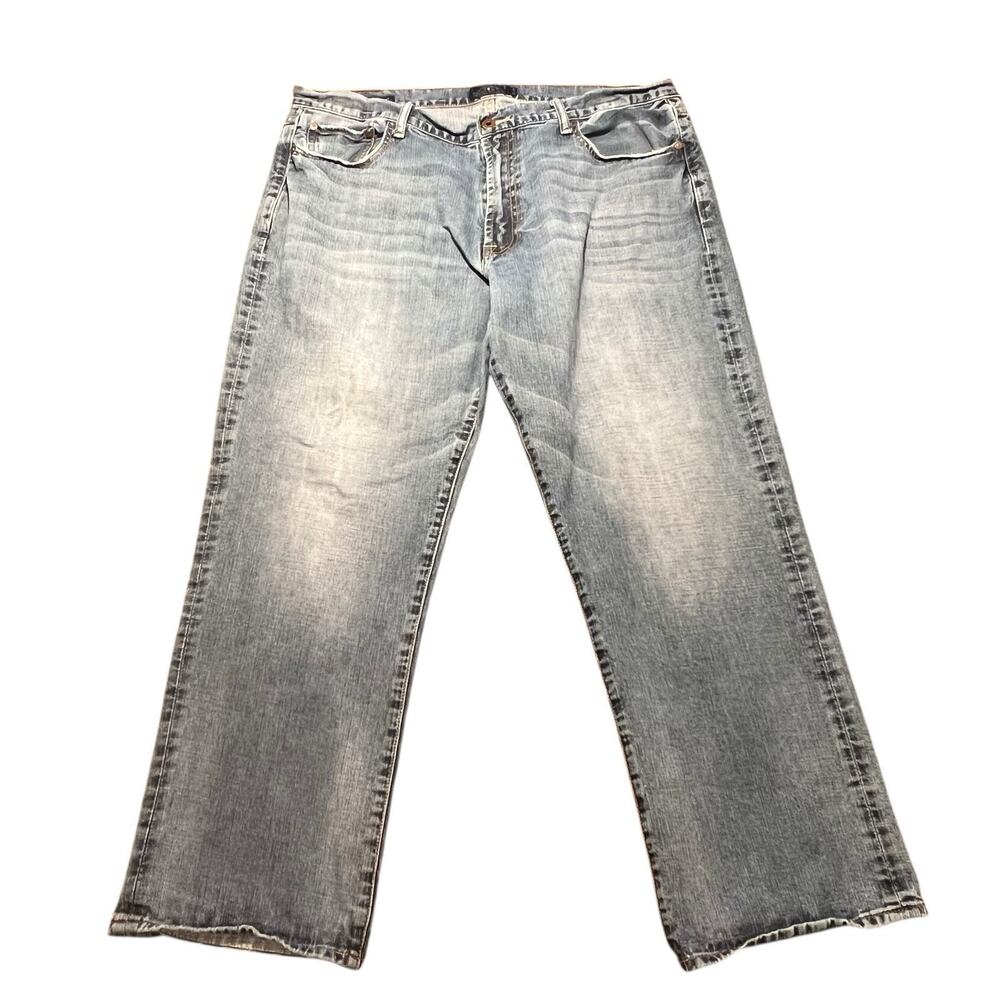 Lucky Brand Jeans 181 Relaxed Straight Leg Distressed Loose Men's Size 40x30 y2k